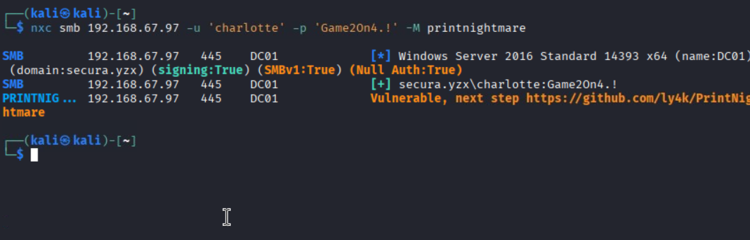 Further confirmation of the PrintNightmare-vulnerable configuration